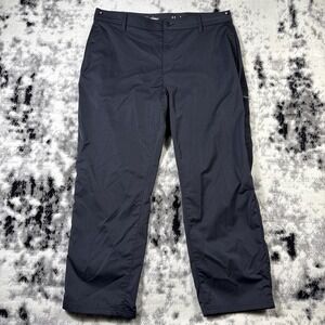 Hurley Jet‎ Set Tech Pants Mens Size 40x29 Black Performance Stretch Office